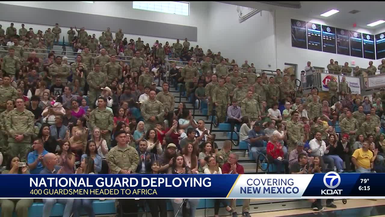 400 New Mexico National guard members deploying to Africa