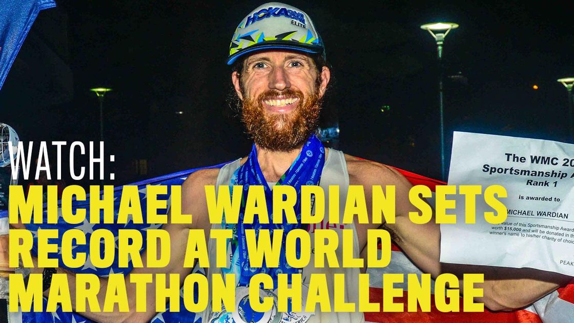 preview for Newswire: Michael Wardian Sets World Marathon Challenge Record