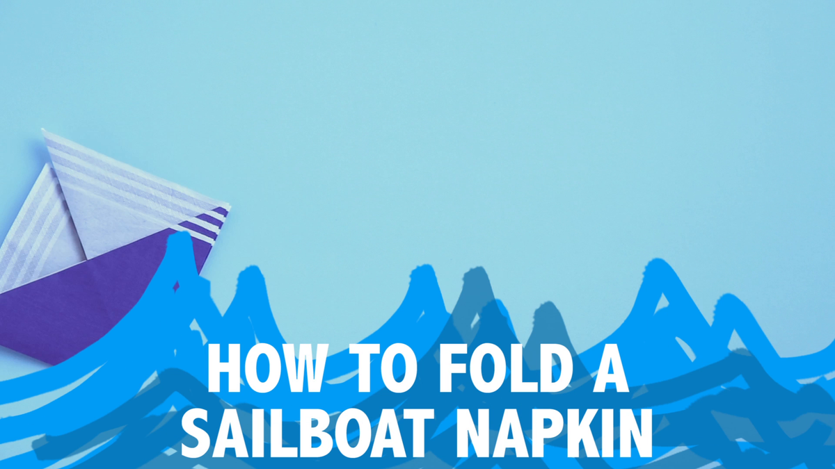 preview for How To Fold a Sailboat Napkin