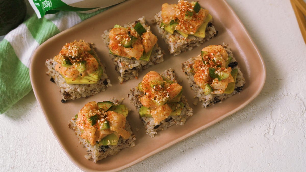 preview for We're Stoked For These Cauliflower Sushi Stacks
