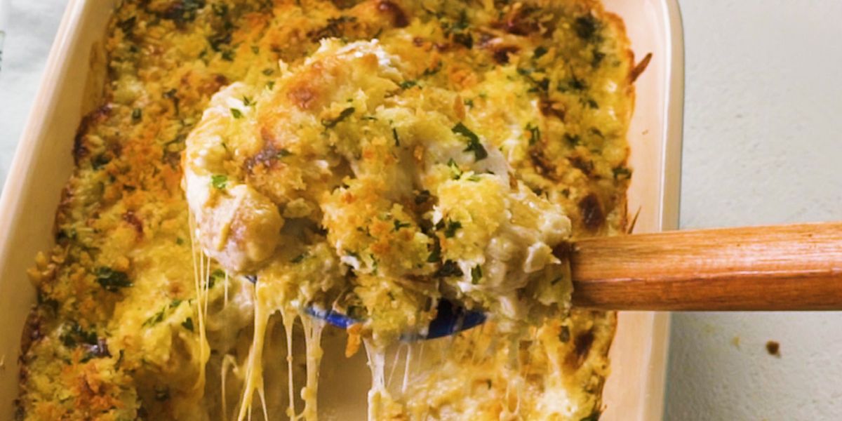 Best Three Cheese Cauliflower Gnocchi Bake - Three Cheese Cauliflower ...