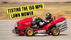 This Lawn Mower Goes 150 Miles Per Hour