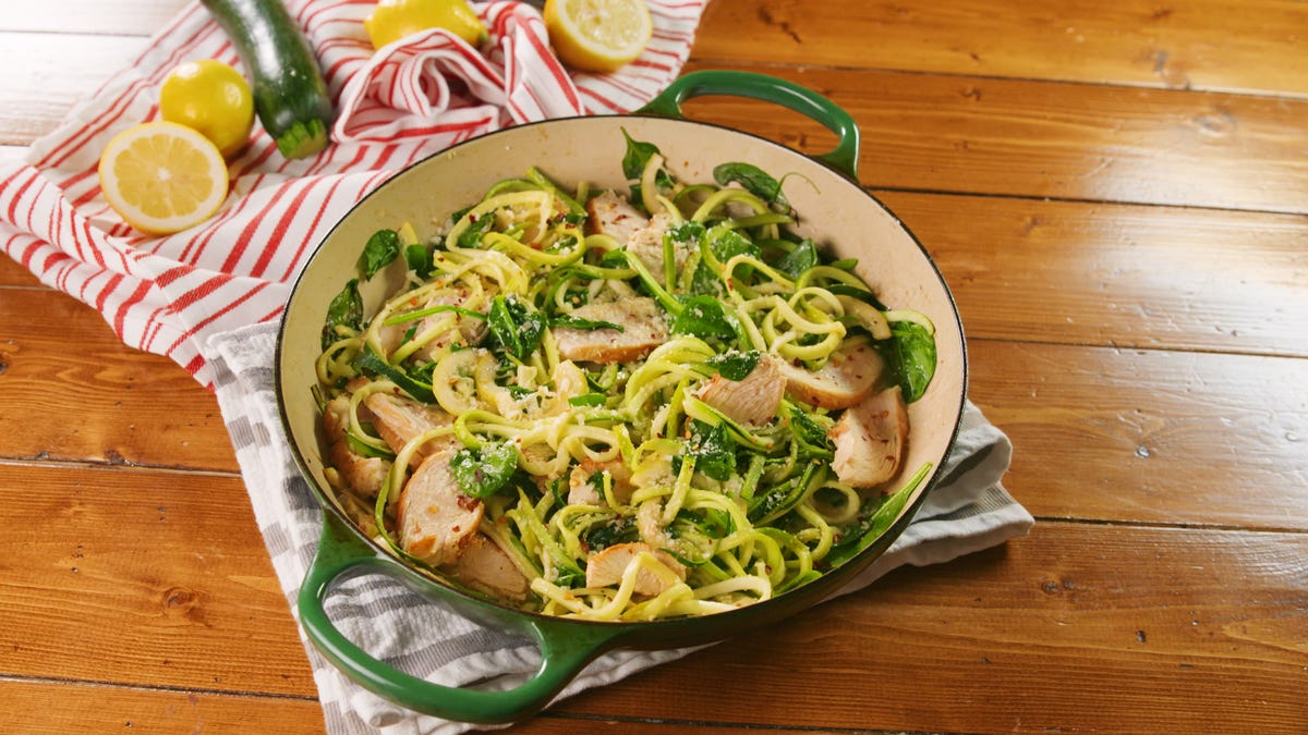 preview for Lemon Butter Chicken Zoodles Make Healthy Eating Easy