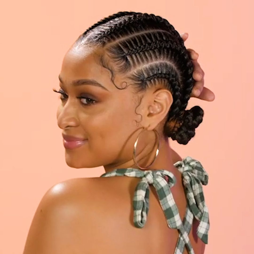 Stitch Braid and Bantu Knot Style for 2021 - Cosmo's The Braid Up