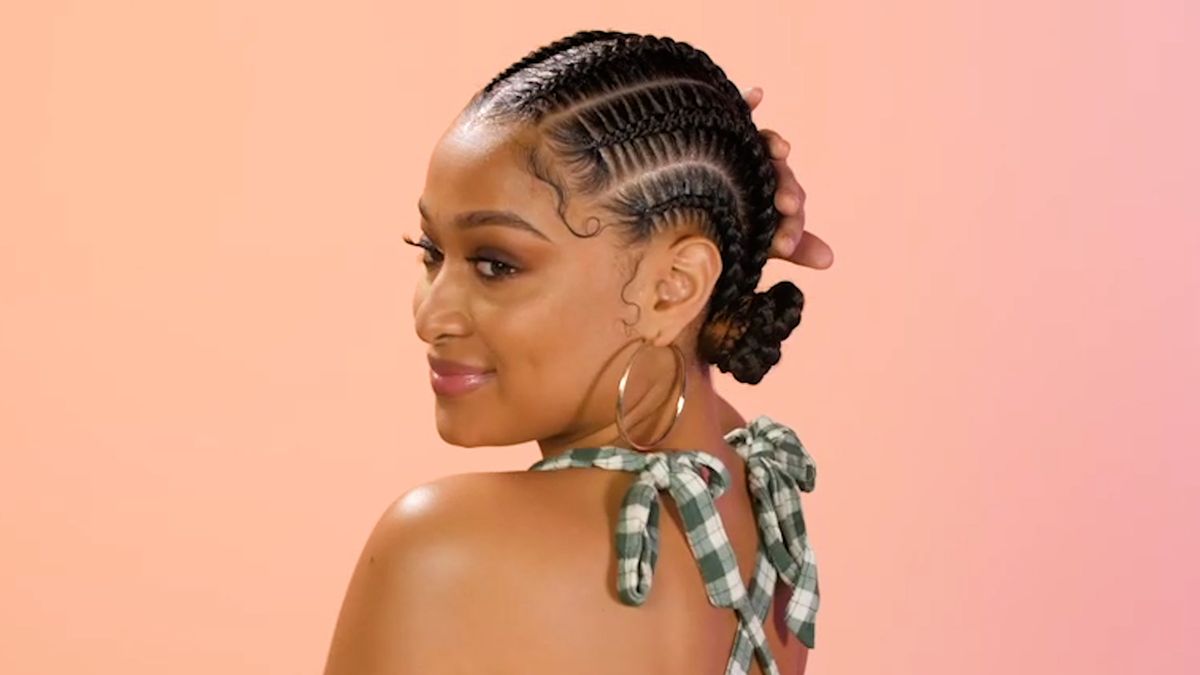 preview for 6 Stitch Braid With Bantu Knots | Cosmo's The Braid Up
