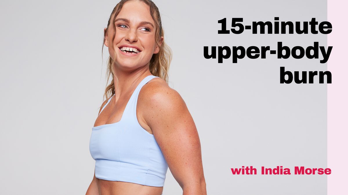 preview for 15-minute upper-body workout with India Morse