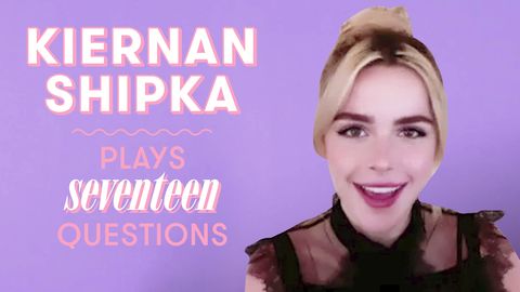 preview for Kiernan Shipka Reveals Her Fave Snacks, Best Selfie Tips and More | 17 Questions | Seventeen
