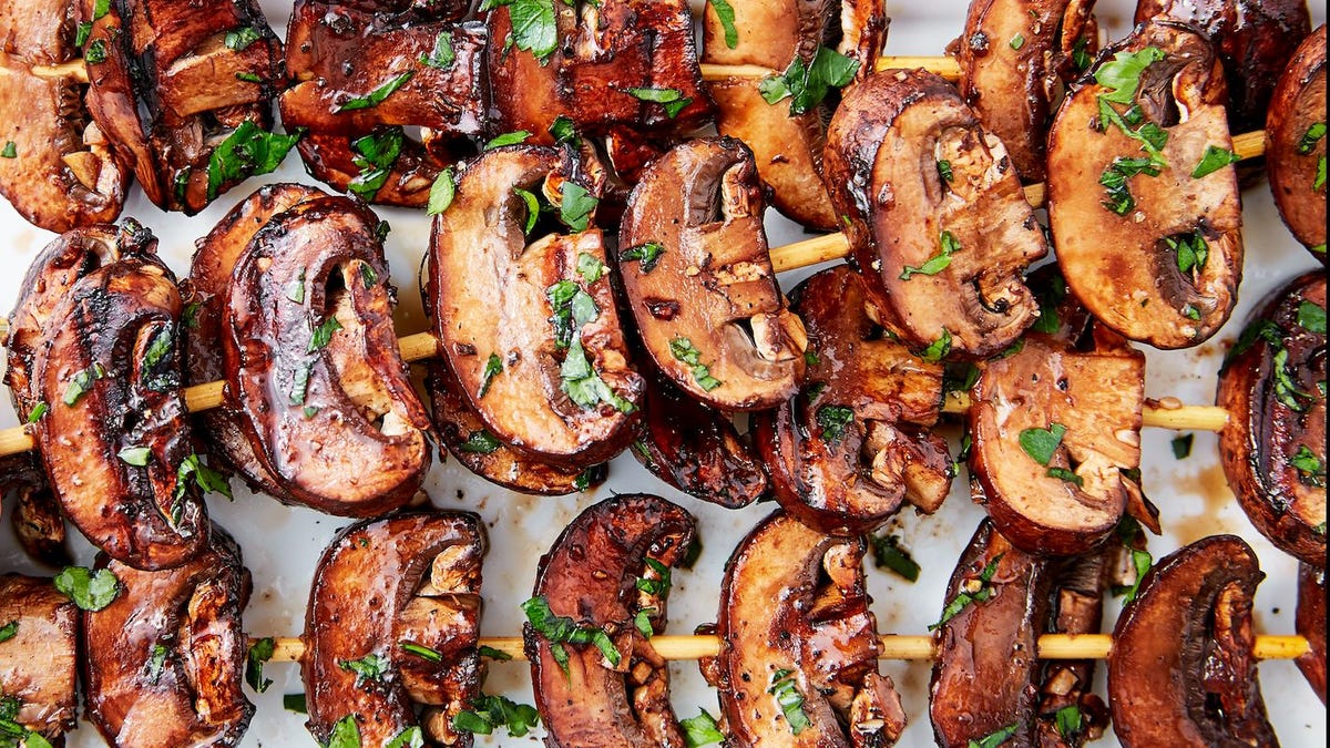 preview for These Grilled Balsamic Mushrooms Will Be The Star Of Your Next BBQ