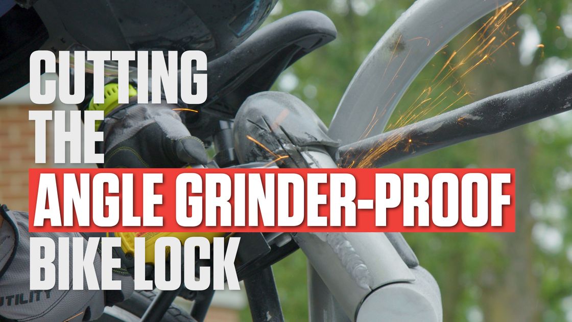 preview for Watch Us Cut This 'Angle Grinder-Proof' Bike Lock