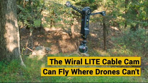 preview for The WiralLITE Cable Cam Can Fly Where Drones Can't