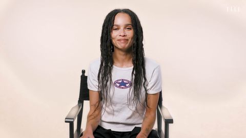 preview for Zoë Kravitz Sings Prince, Radiohead and Neil Diamond in a Game of Song Association | ELLE