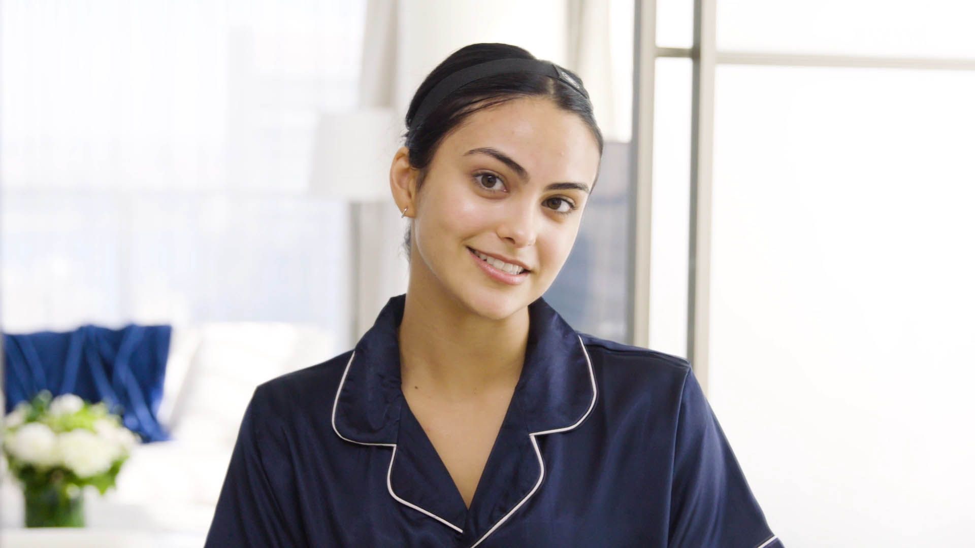 Watch Camila Mendes Share Her Nightly Skin Care Routine - Camila ...
