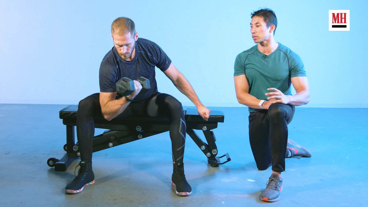 La mejor rutina de brazos para entrenar tus bíceps-tríceps