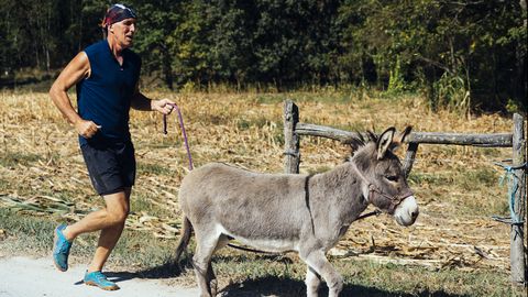 preview for Author Christopher McDougall Runs With Donkeys