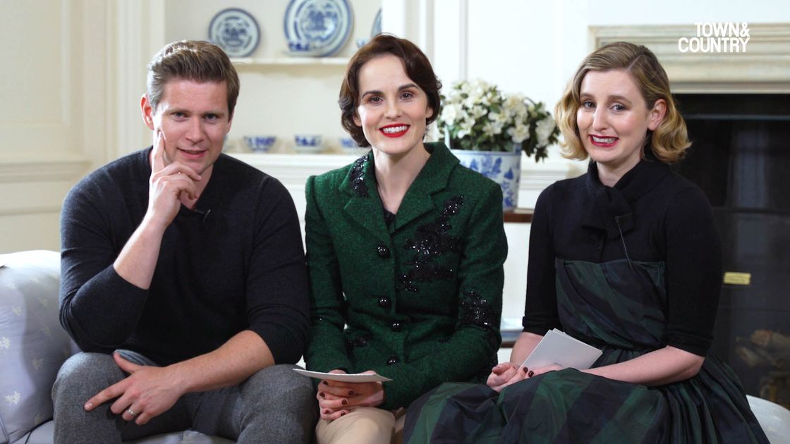 preview for Downton Unscripted with Michelle Dockery, Laura Carmichael, and Allen Leech