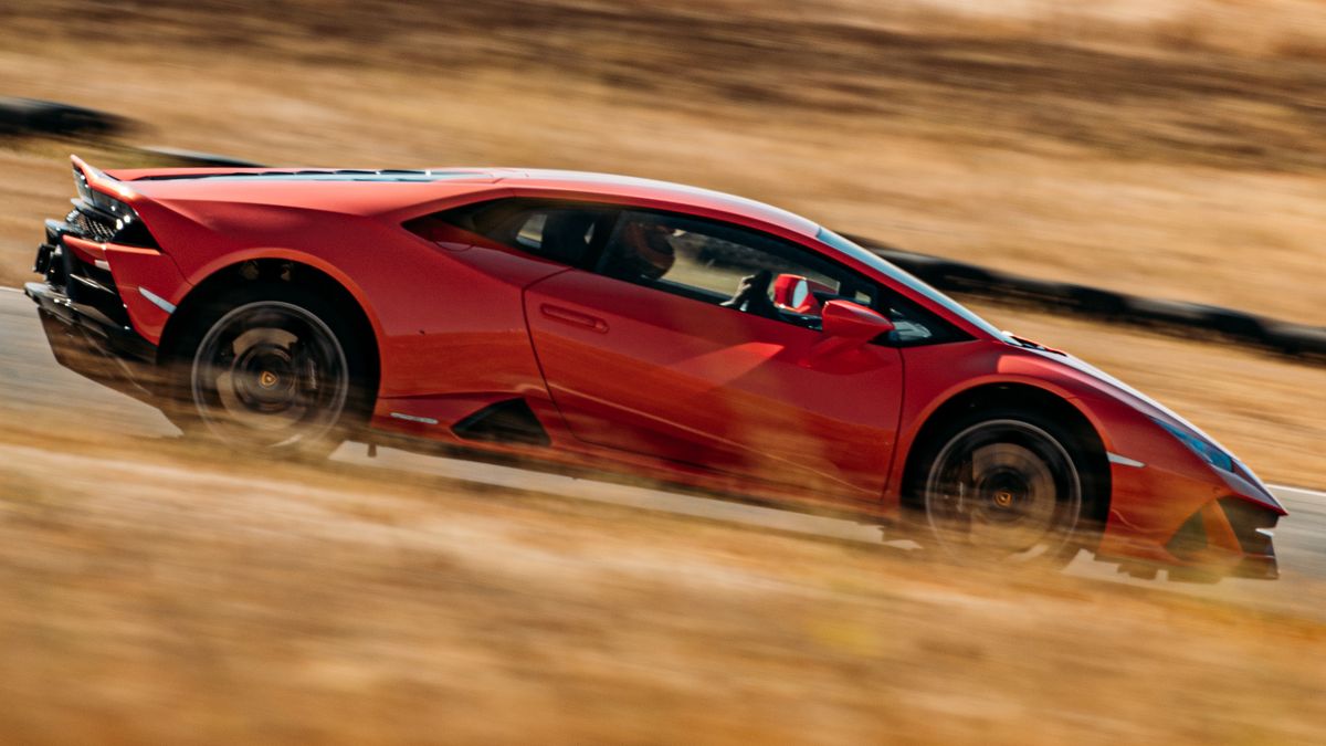 preview for Matt Farah Drives the 2020 Lamborghini Huracán Evo on Track During Performance Car of the Year