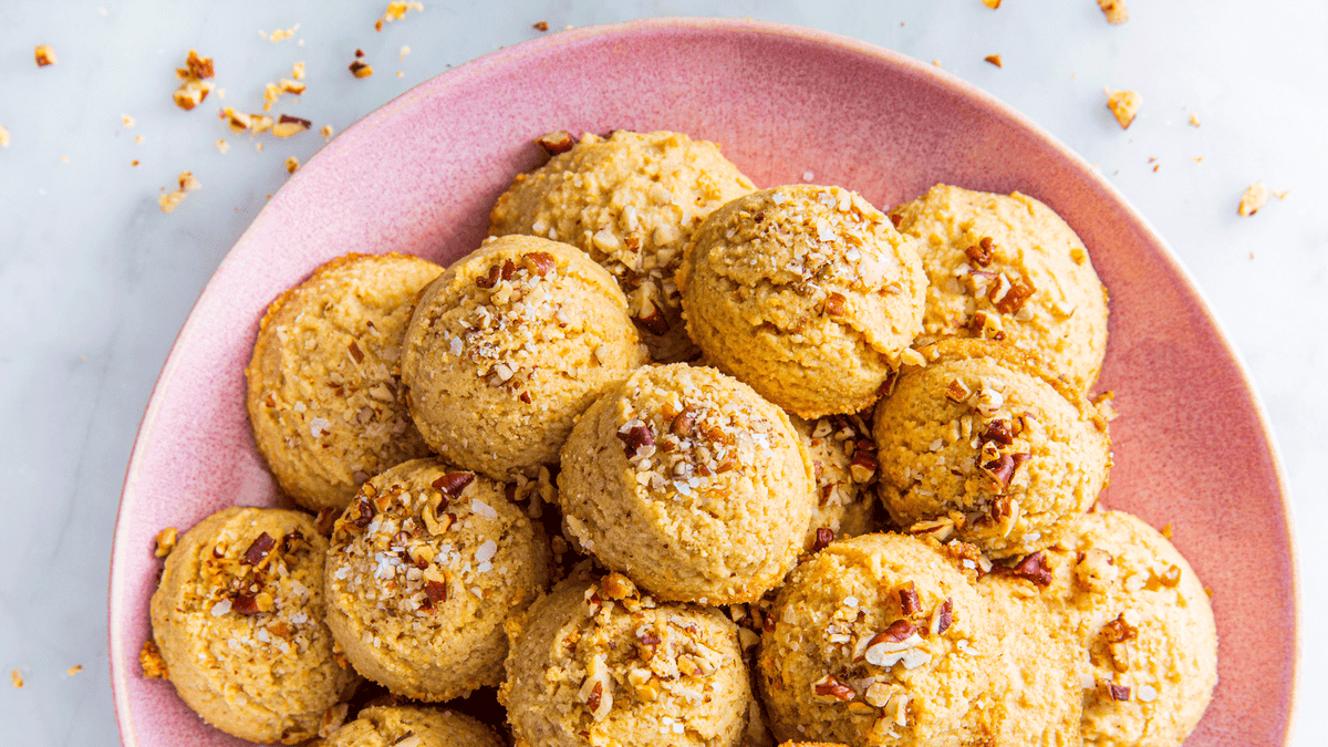 Video player poster image preview for Keto Peanut Butter Sandies Are Chock Full Of Nuts