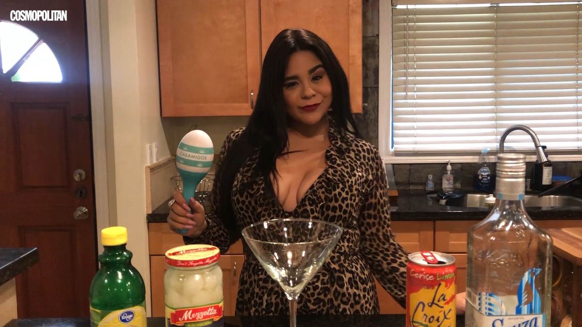 preview for Wow, 'On My Block' Star Jessica Marie Garcia Should Be a Mixologist 😂| Stir Crazy | Cosmopolitan