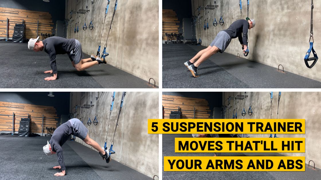 preview for 5 Suspension Trainer Moves That'll Hit Your Arms and Abs