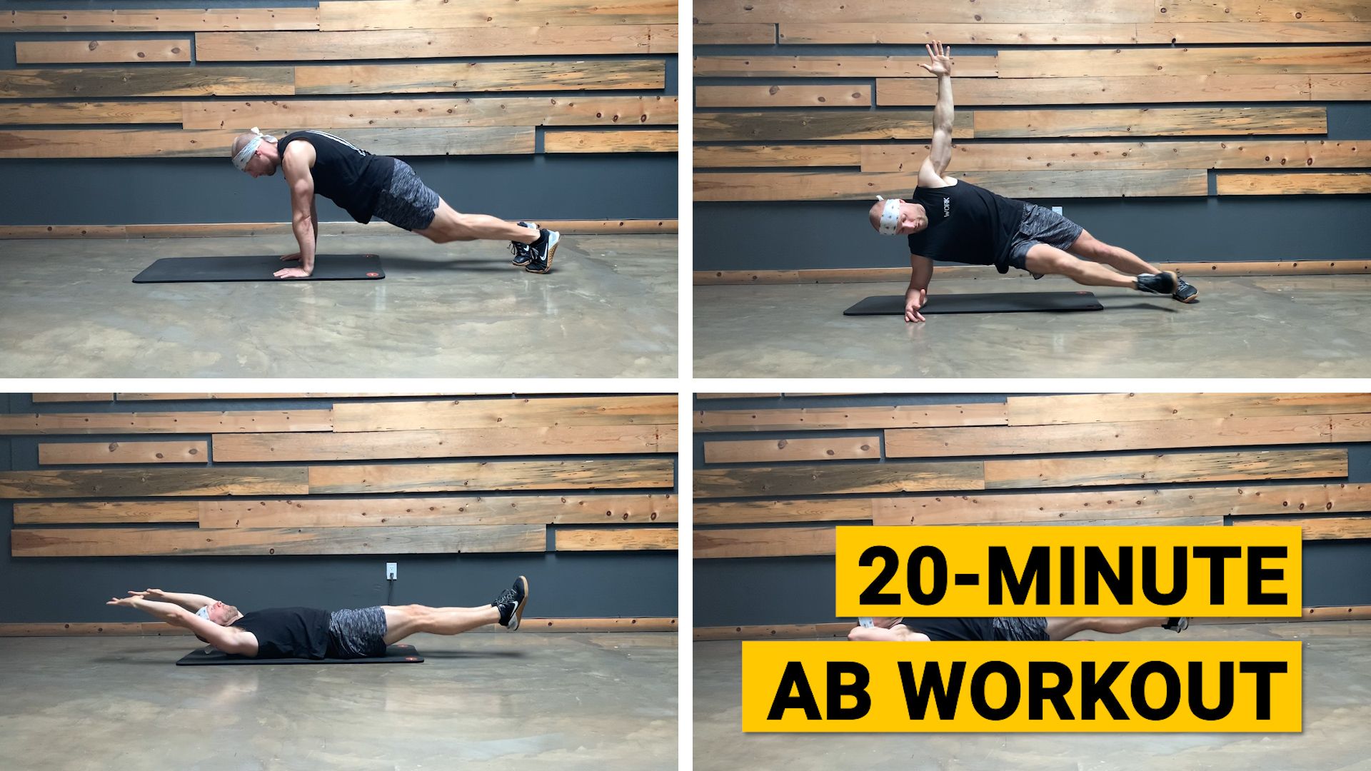 20 minute plank discount workout