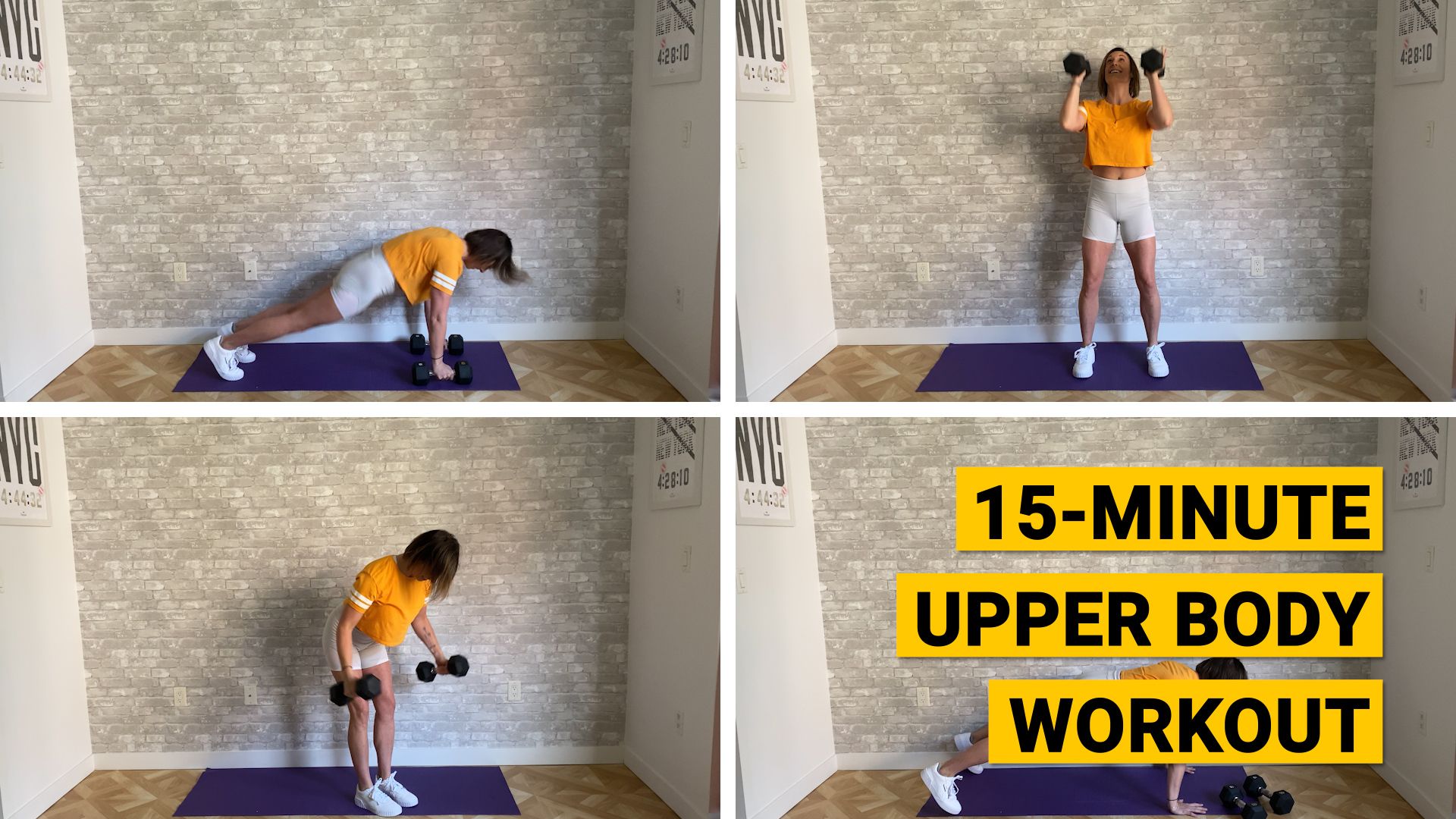 Upper body best sale home workout male