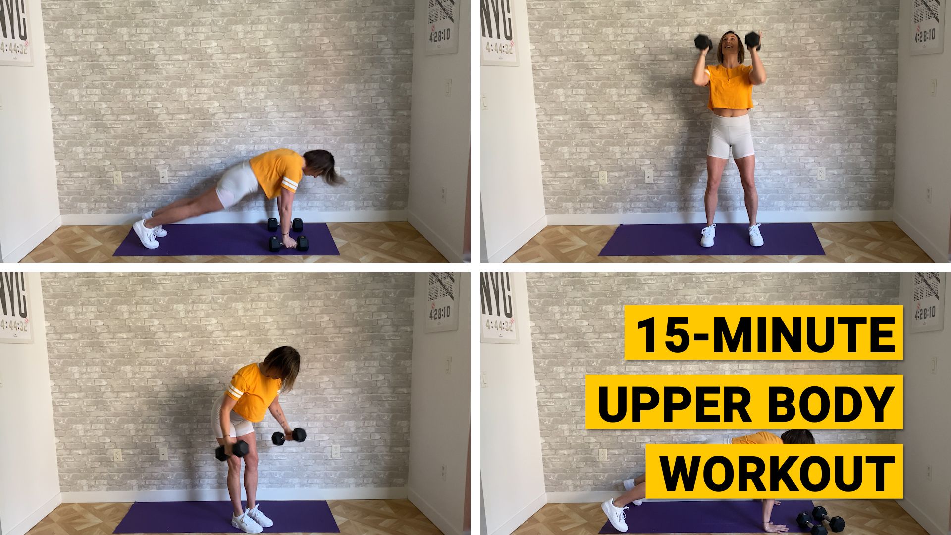 15-Minute Upper Body Workout At Home