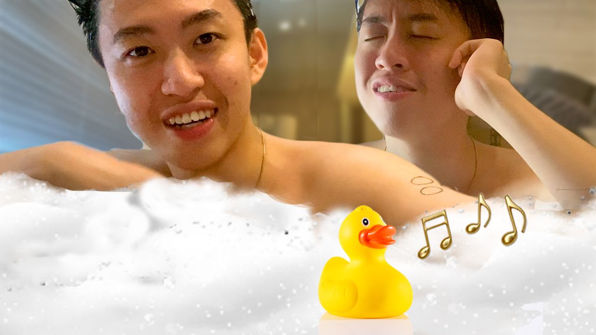 preview for Rapper Rich Brian Sings Travis Scott In The Bathtub | Singing In The Shower | Cosmopolitan
