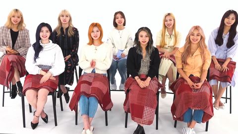 twice sit together against a white background