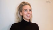 vanessa kirby smiles into the camera