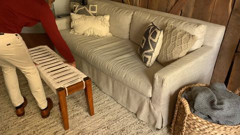 preview for How to Create a Rope Bench From a Cheap Table
