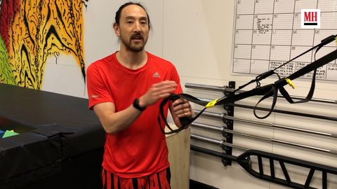 preview for Steve Aoki's Leg Day Home Workout | Train Like A Celeb