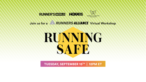 preview for Running Safe: A Runners Alliance Virtual Workshop with Taylor Dutch