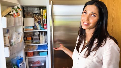 preview for Padma Lakshmi Gives A Tour Of Her Fridge Essentials