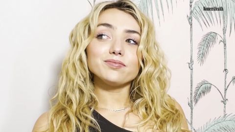 preview for Peyton List Gives The BTS Scoop On Her 'Cobra Kai' Fight Scene | Performance Review