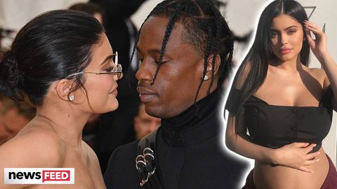 preview for Kylie Jenner Posts PREGNANCY Photo After Flirting With Travis Scott!