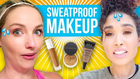 preview for Women Try SWEAT-PROOF Makeup! Does It Really Work?!