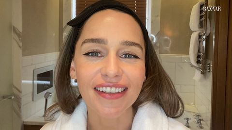 preview for Emilia Clarke's Nighttime Skincare Routine | Go To Bed With me