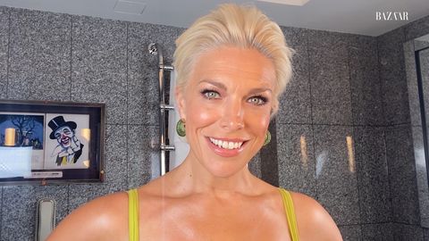 preview for Hannah Waddingham's Nighttime Skincare Routine | Go To Bed With Me