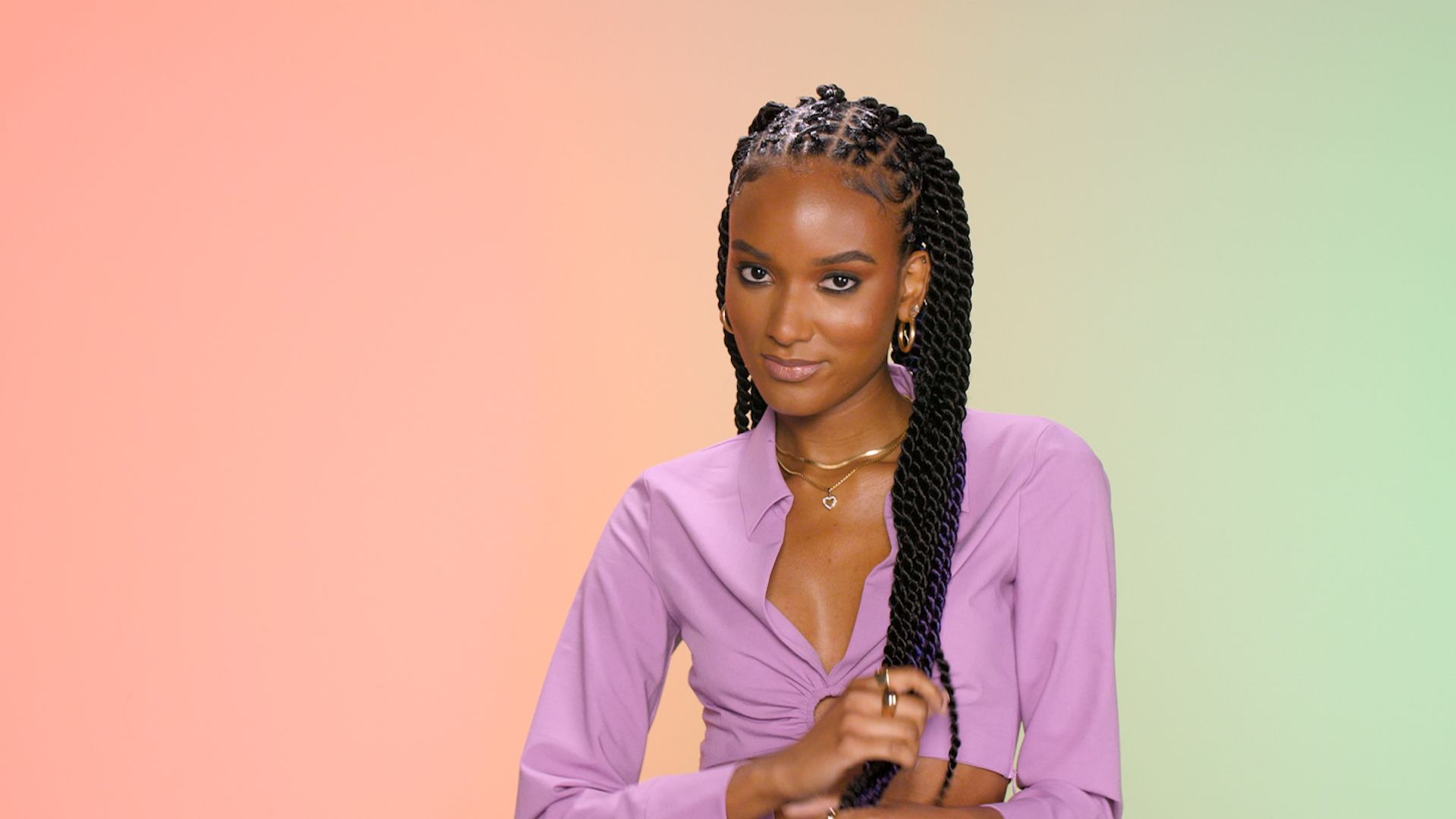 The Braid Up': How to Do Rubber Band Senegalese Twists