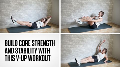preview for Build Core Strength and Stability With This V-Up Workout