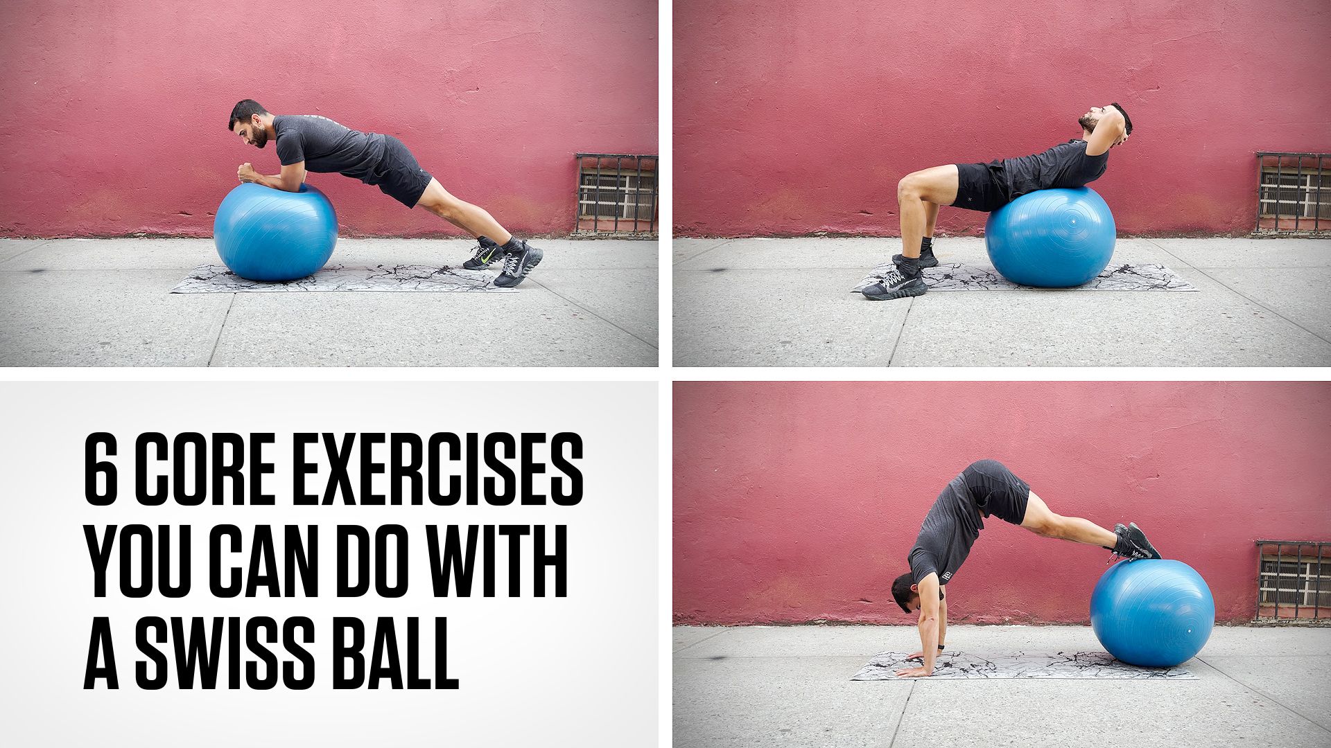 8 Exercises You Can Do With a Swiss Ball