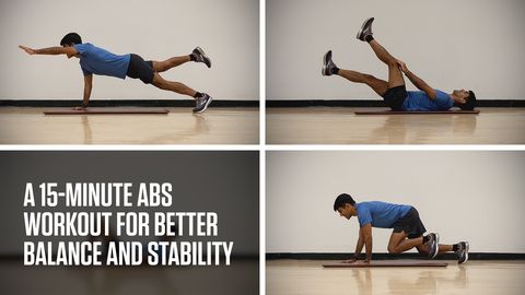 preview for A 15-Minute Abs Workout for Better Balance and Stability