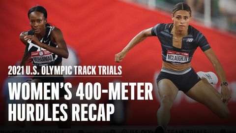 preview for Sydney McLaughlin Breaks the World Record in the 400-Meter Hurdles at Trials