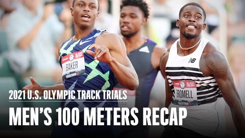 preview for Trayvon Bromell Wins the Men’s 100 Meters at the Olympic Track and Field Trials