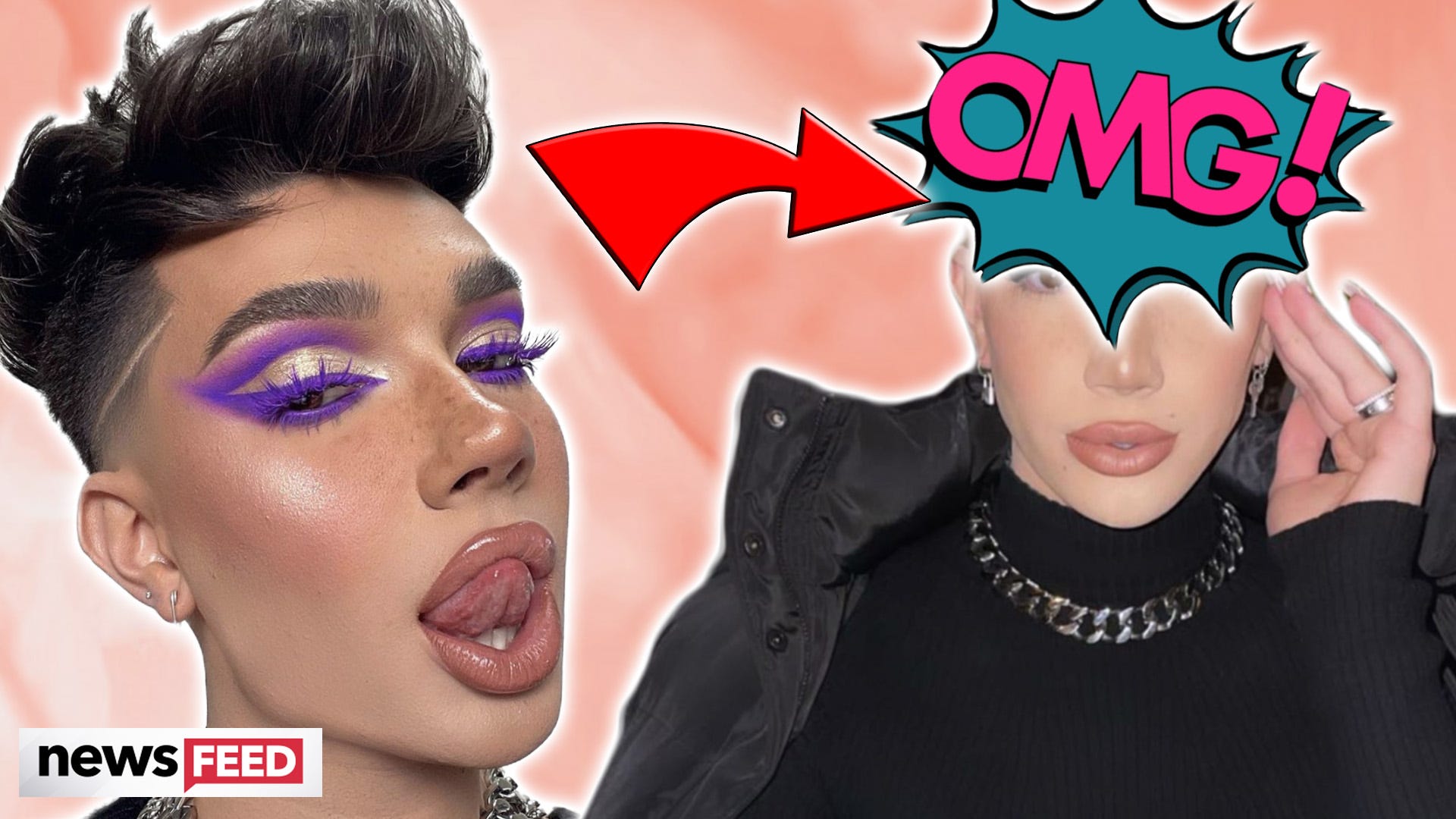 James Charles Strips Naked for a Pregnancy Photoshoot