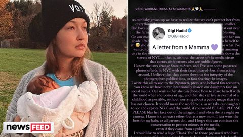 preview for Gigi Hadid BEGS For Privacy In Open Letter To Paparazzi!