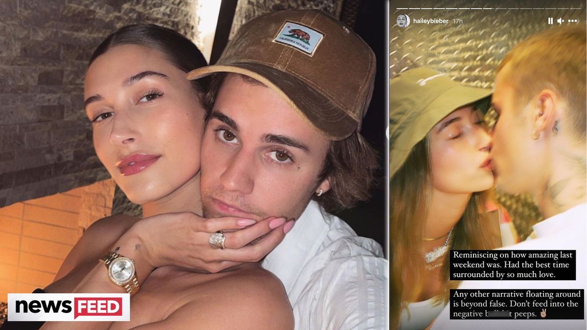 Hailey Bieber Keeps It Casual in a Black Mini Skirt While on a Date ...