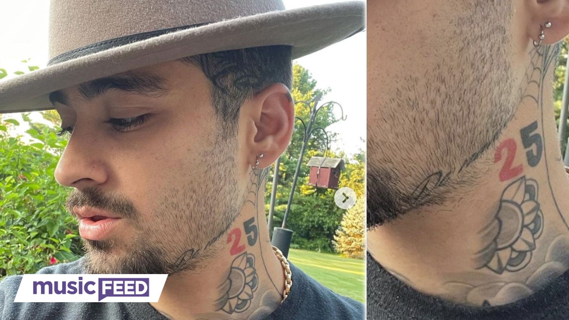 Zayn Malik Shows Off His New Face Tattoo on Instagram