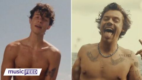 preview for Fans Compare Shawn Mendes' 'Summer Of Love' To Harry Styles 'Golden' Video!