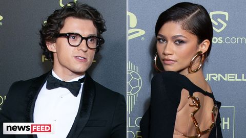preview for Zendaya & Tom Holland STEP OUT For Dinner Date + They Cozy Up At Ballon d’Or Ceremony!